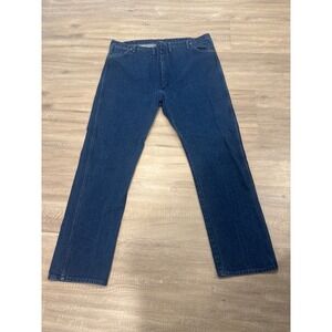 Wrangler Mens 13MWZ Denim Jeans 50x34 Cotton Straight 80's Classic Western VTG
